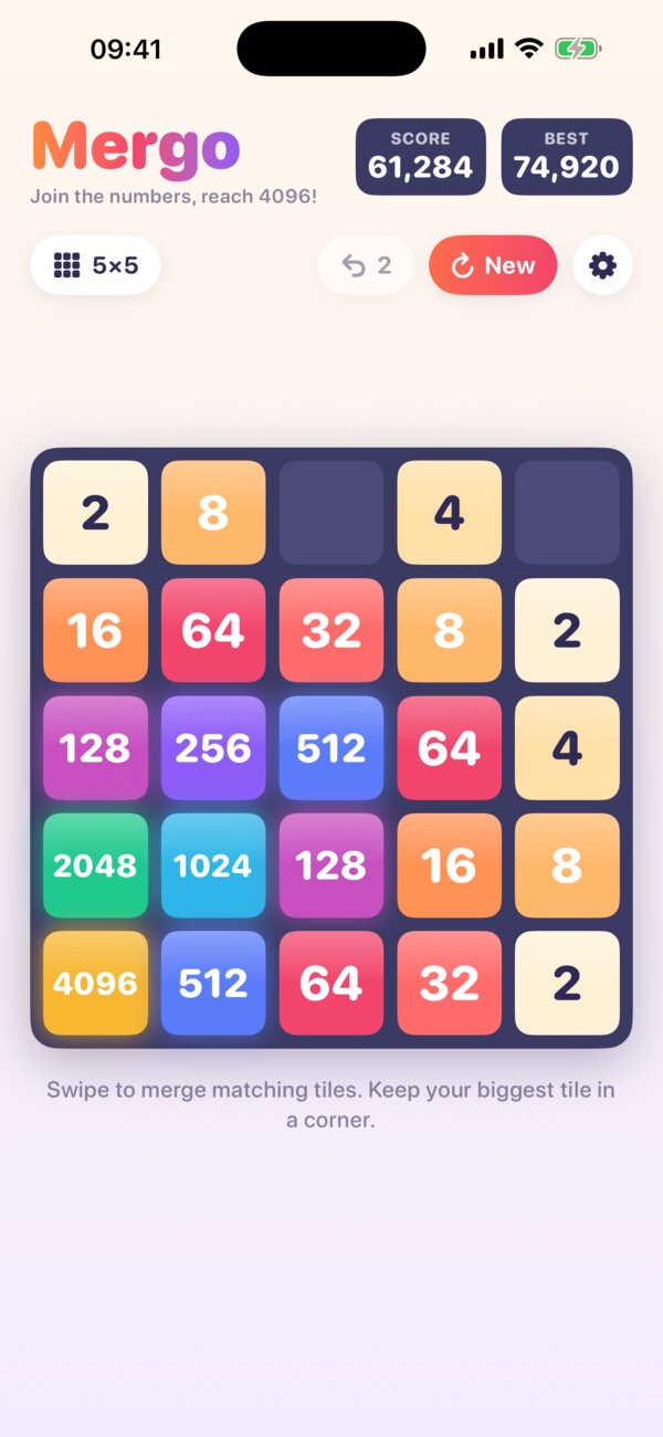 A 5×5 board